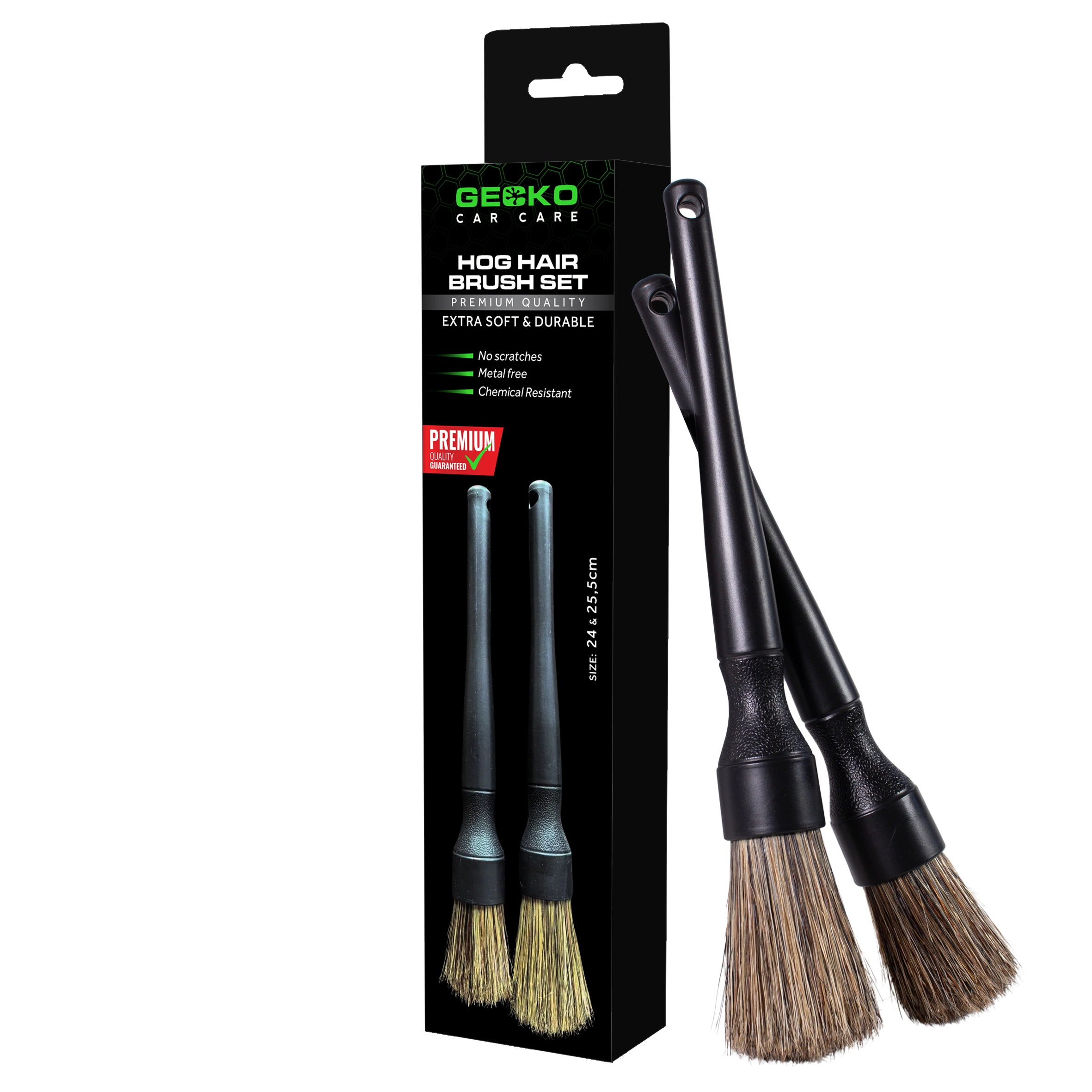 Perii Profesionale pentru Detailing Hog Hair Brush Set